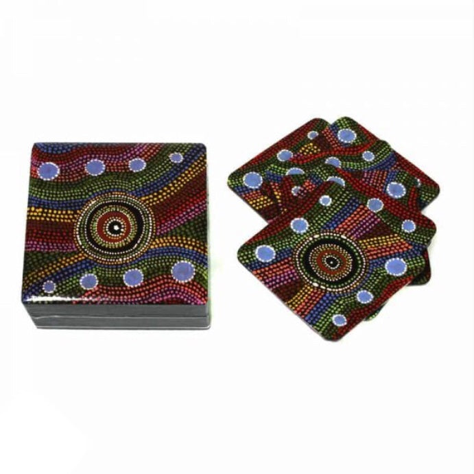 Better World Arts - Coaster Set, Yaritji Heffernan