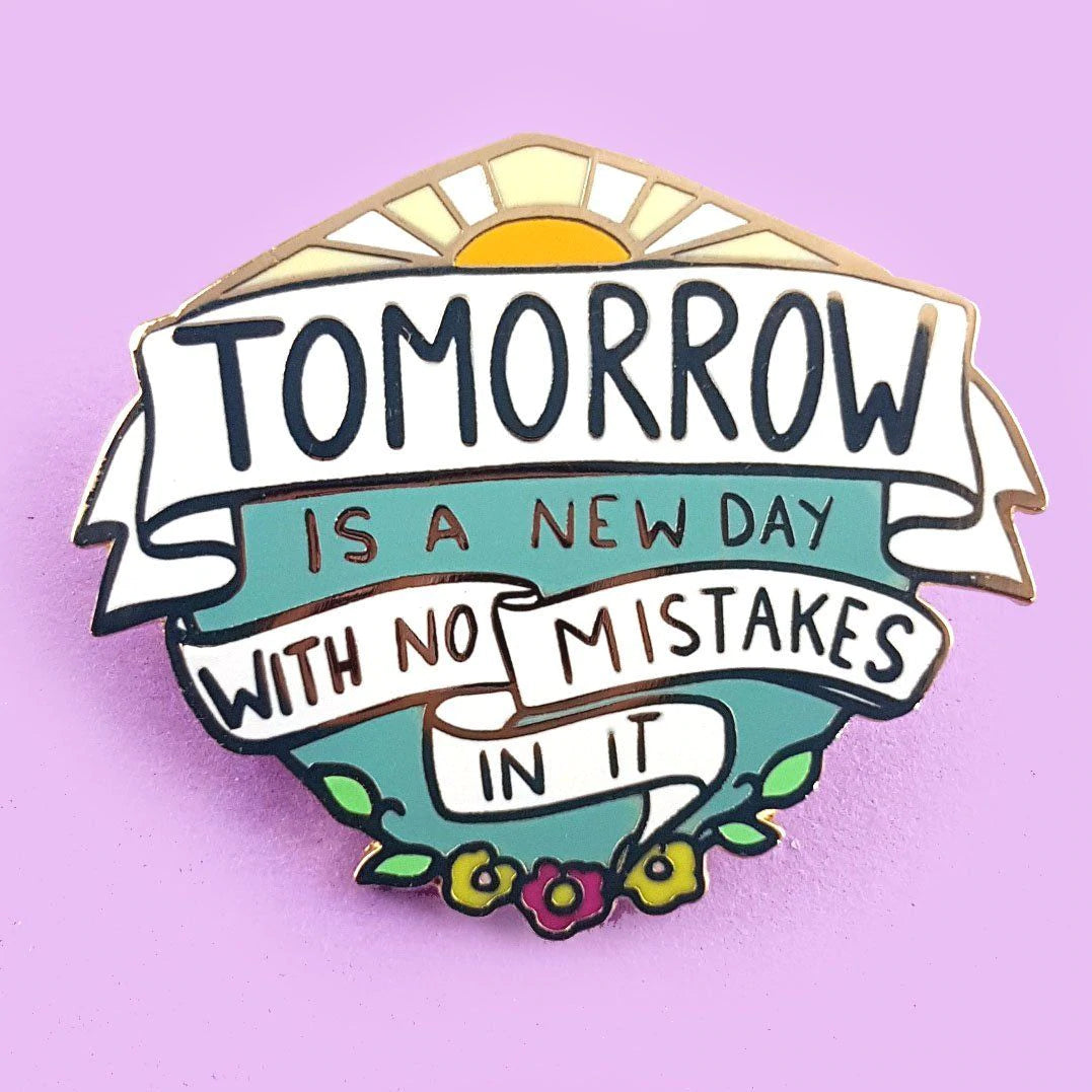 Jubly-Umph Lapel Pin Tomorrow Is A New Day