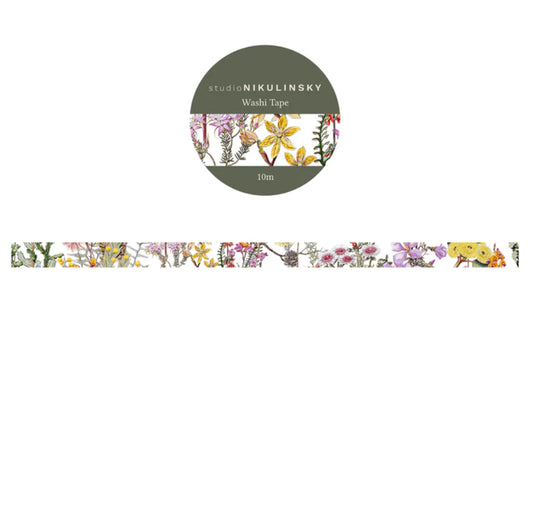 Studio N Washi Tape - Southern Heathland Wildflowers