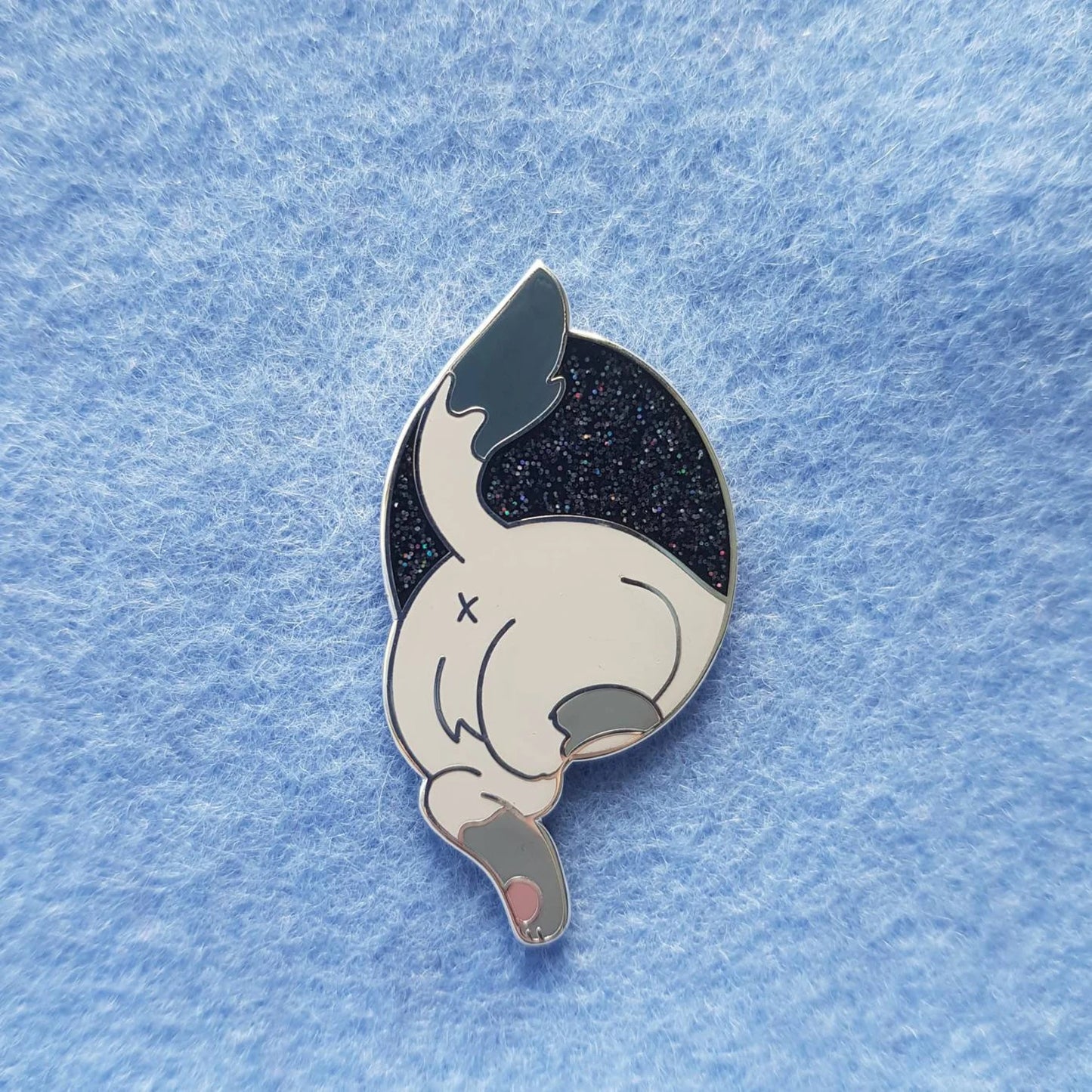 Ashlea Bechaz Enamel Pin - Portal Cat Butt