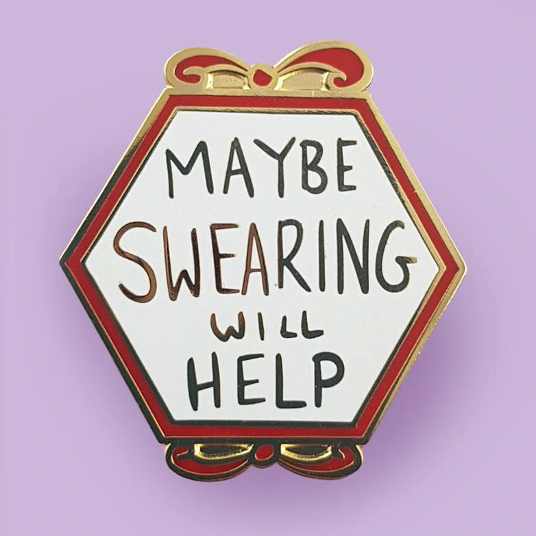 Jubly-Umph Lapel Pin Maybe Swearing Will Help