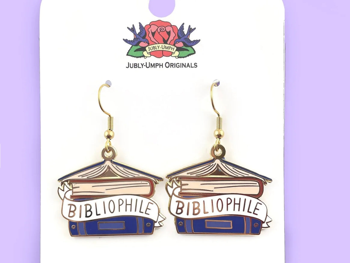 Jubly-Umph Earrings Bibliophile