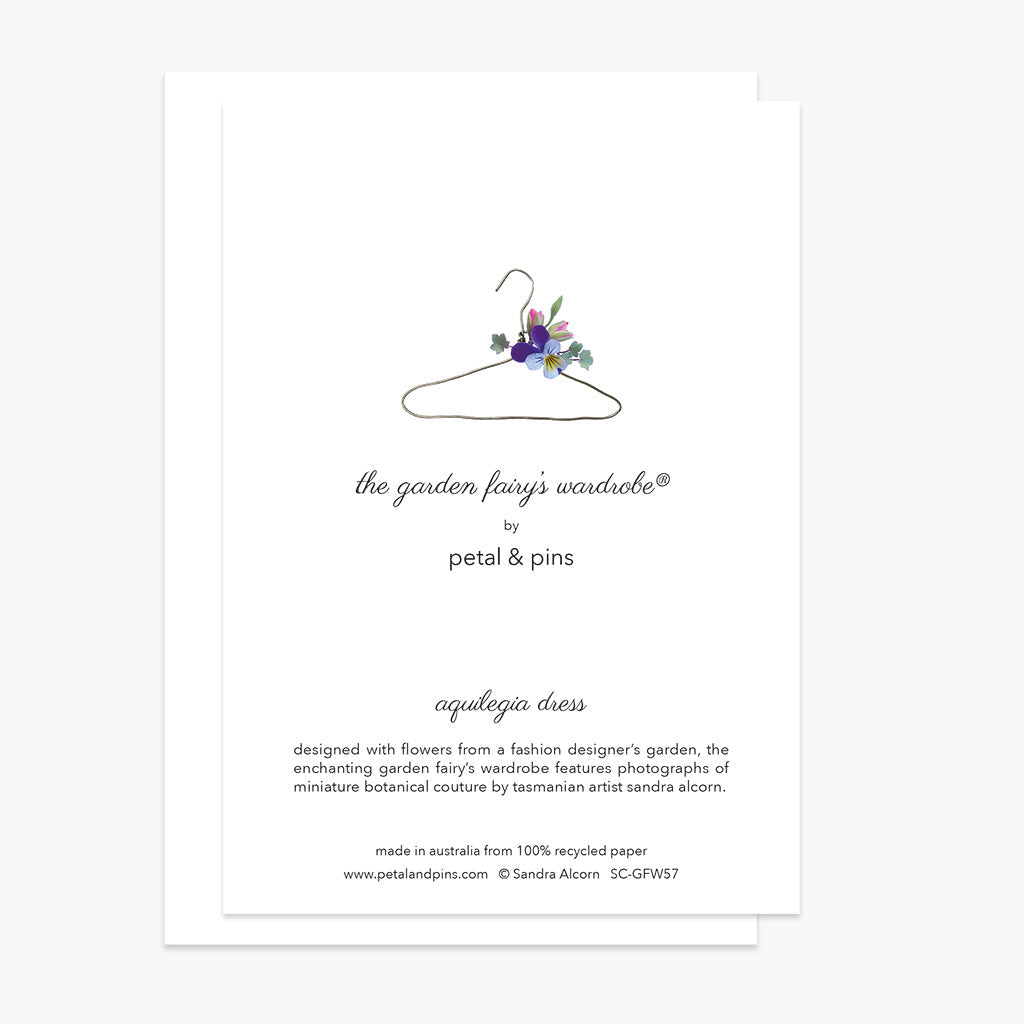 Petal & Pins Card Aquilegia Dress