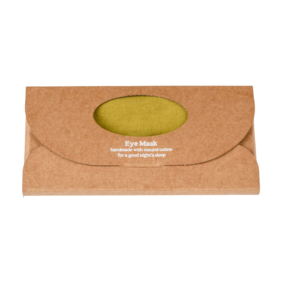 Wheatbags Love Eye Mask Pistachio