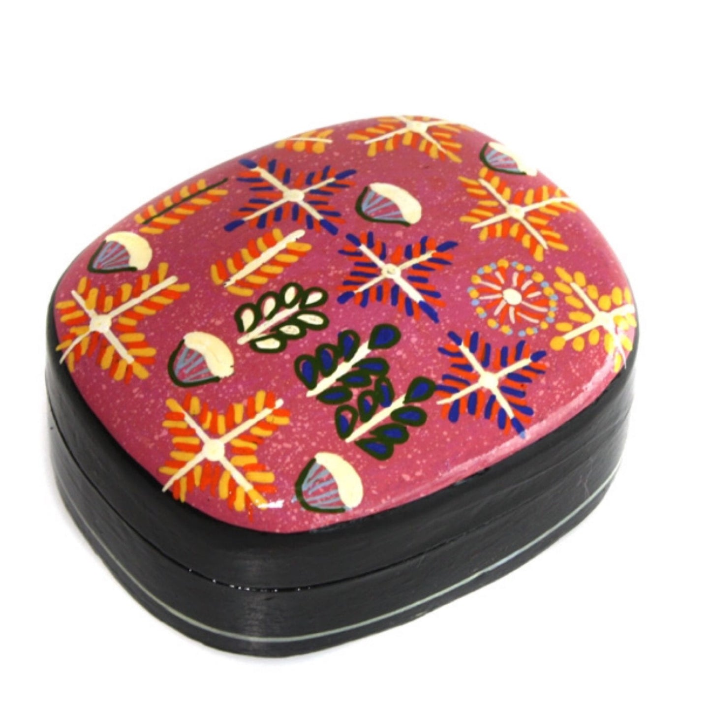Better World Arts Lacquerware Box - Artist Rosie Ngwarrin Ross