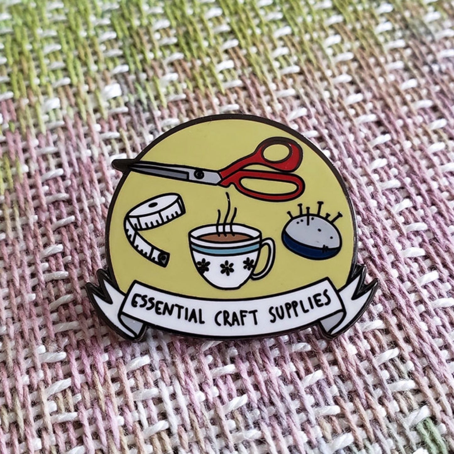 Jackie Made This Enamel Pin Essential Craft Supplies