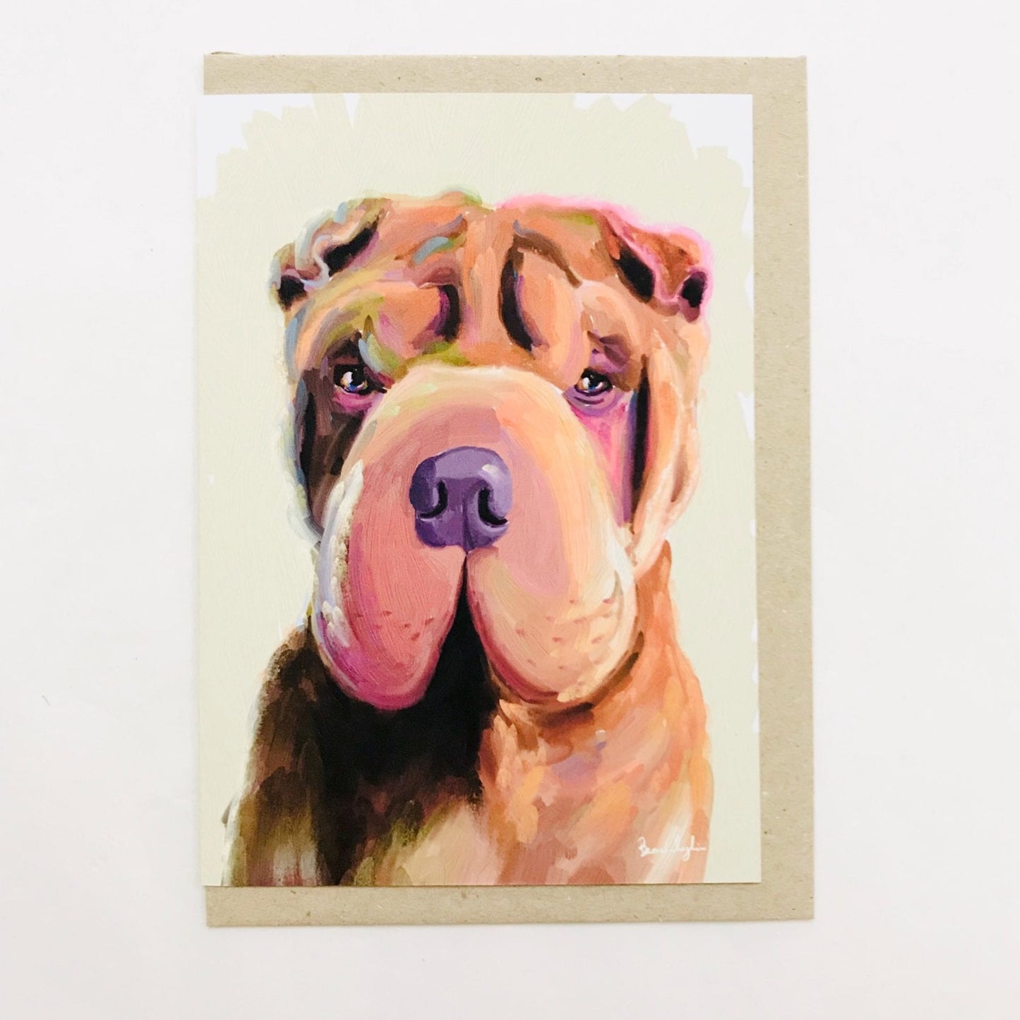 Beau Wylie Card Snoop The Shar Pei