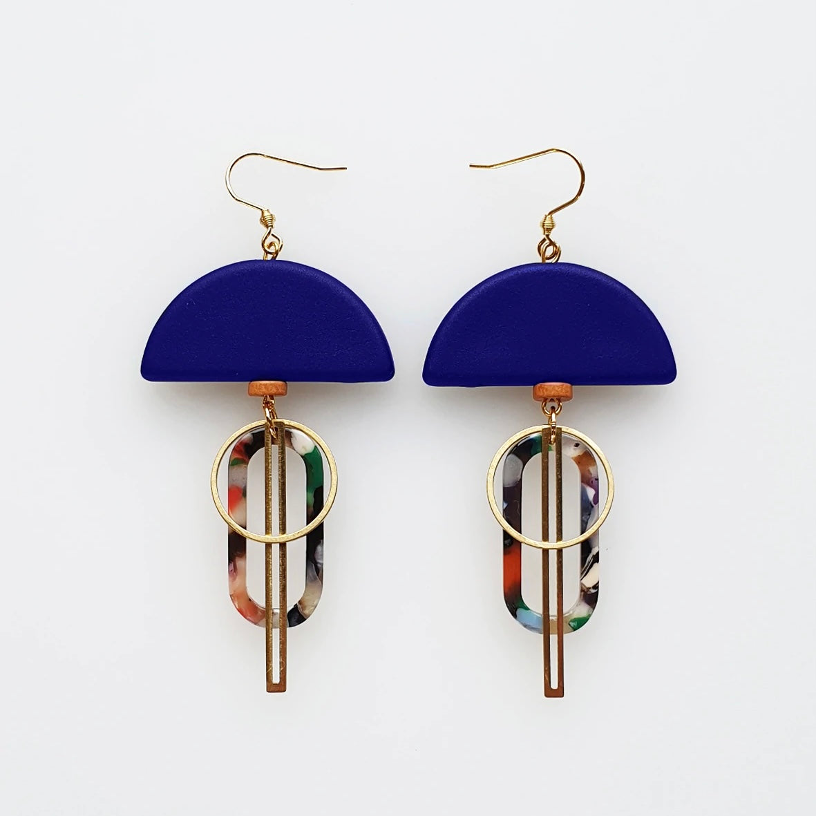 Middle Child Earrings Halyard Blue