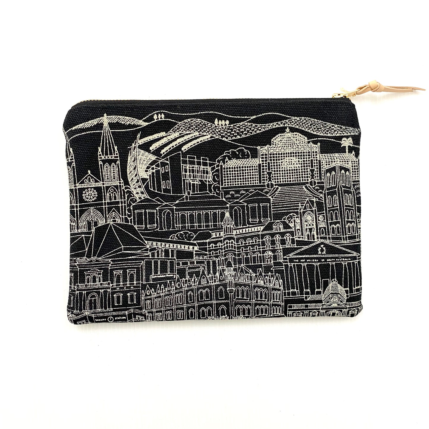 One Thousand Lines Adelaide City Pouch - Black