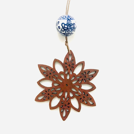 This Papercut Life Star Mandala Pendant