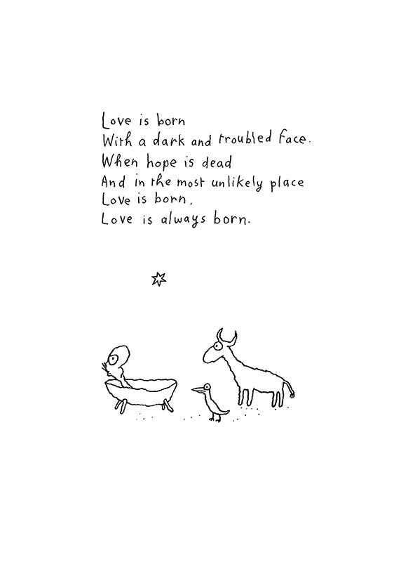 Michael Leunig Card Love Is Born