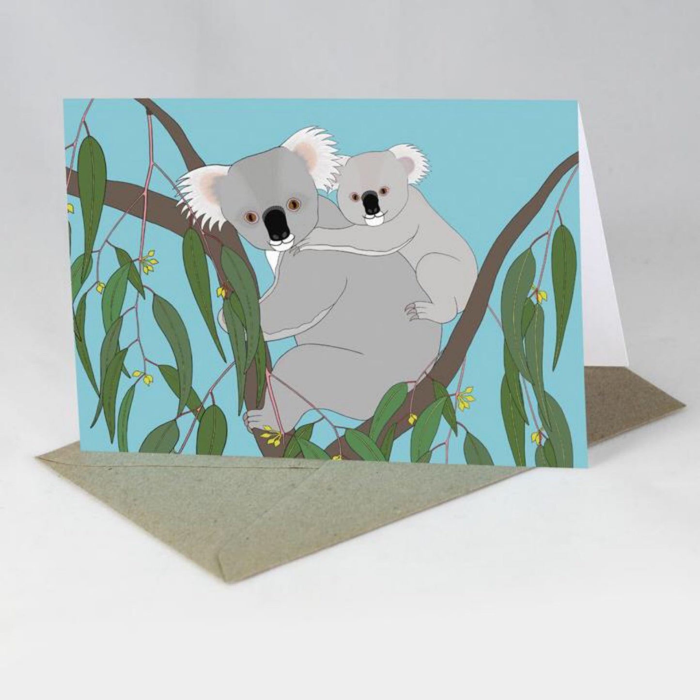 Red Parka Card Koala