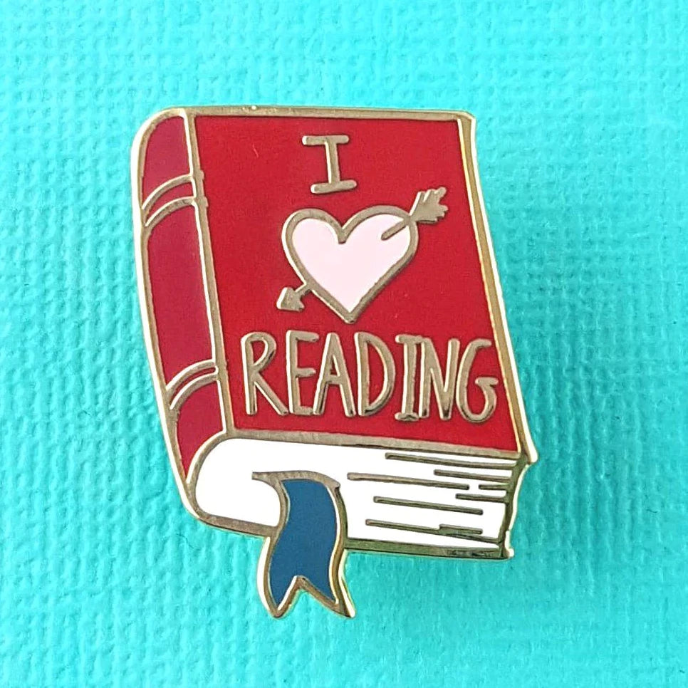 Jubly-Umph Lapel Pin I Heart Reading