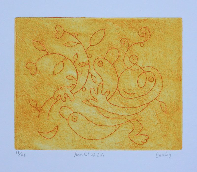 Michael Leunig Fine Art Print - Armful of Life