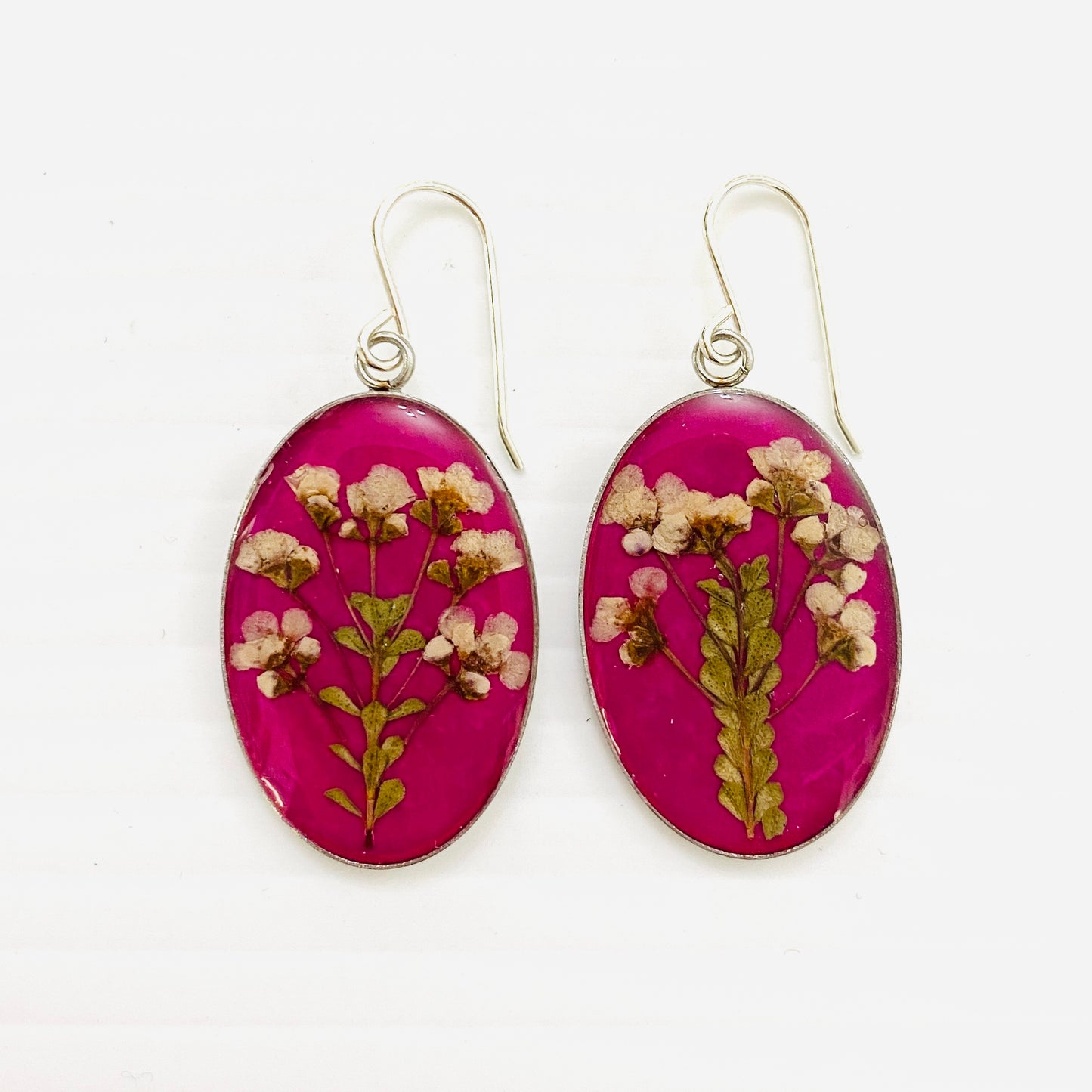 Flowers In Your Hair Extra Large Drop Earrings Dusk
