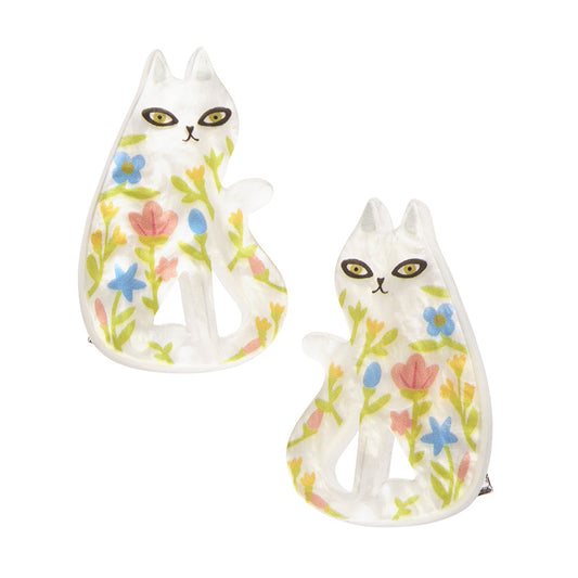 Erstwilder x Terry Runyan Feline Florescence Hair Clips Set - 2 Piece